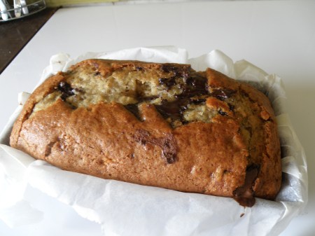 freshly baked and oozing with chocolate